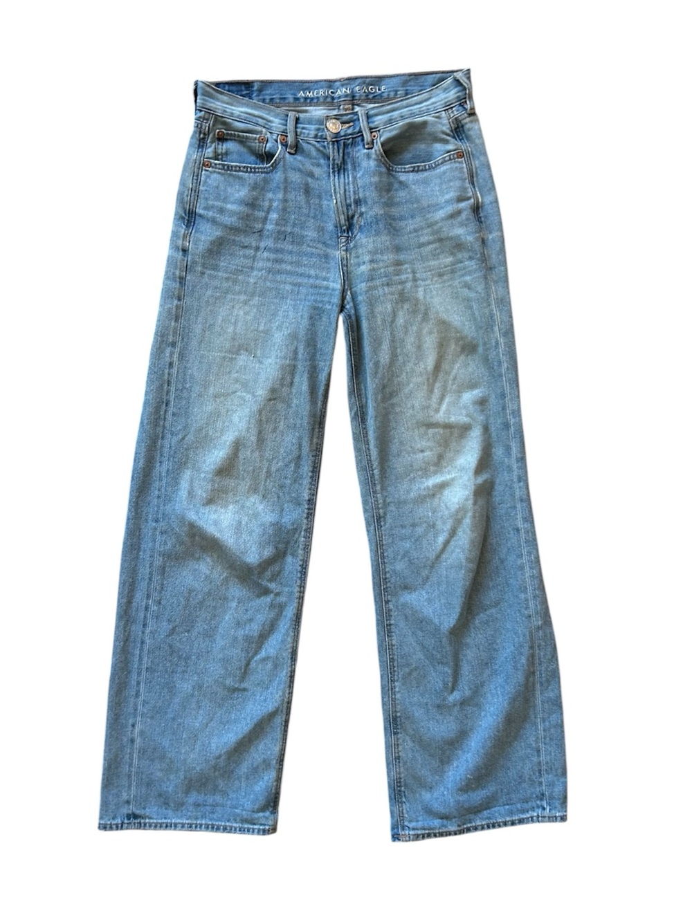 American Eagle Outfitters Light Blue Wide Leg Jeans